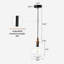 Luminaire suspendu simple 1 lumière