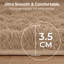 Aspire Homeware Beige Shaggy Area Rug Soft Plush Indoor Carpet-240681180