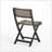 Charming Acacia Wood Bistro Set With Foldable Feature And Stylish Design2 Chairs+1 Table-372731386