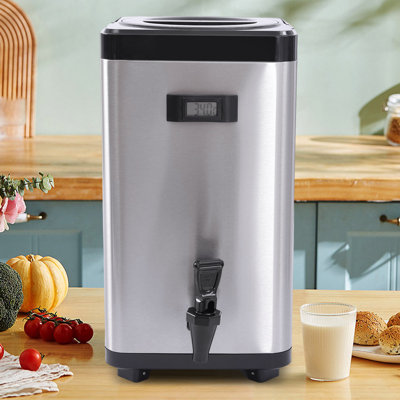 3.17 Gal Stainless Steel Hot and Cold Beverage Dispenser
