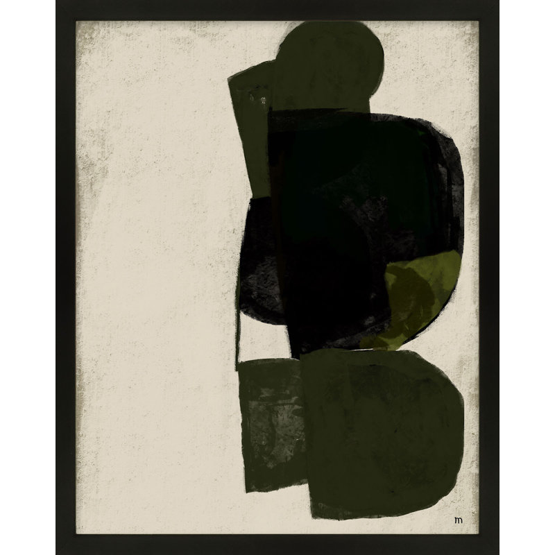 " Eastbound " by StudioM Painting Print, Black Framed Paper, 50" H x 40" W x 1.25" D