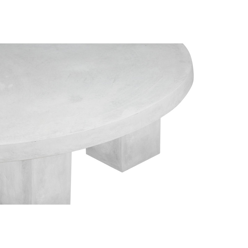 Table basse Maximus, Ivoire, H 16 po x L 35 po x l 35 po