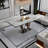 Home rectangular rock plate table and chair set-107401046