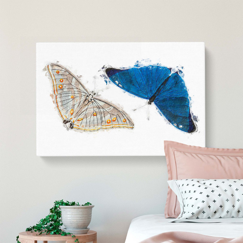 Adonis Butterfly - Wrapped Canvas, 40cm H x 60cm W x 3cm D