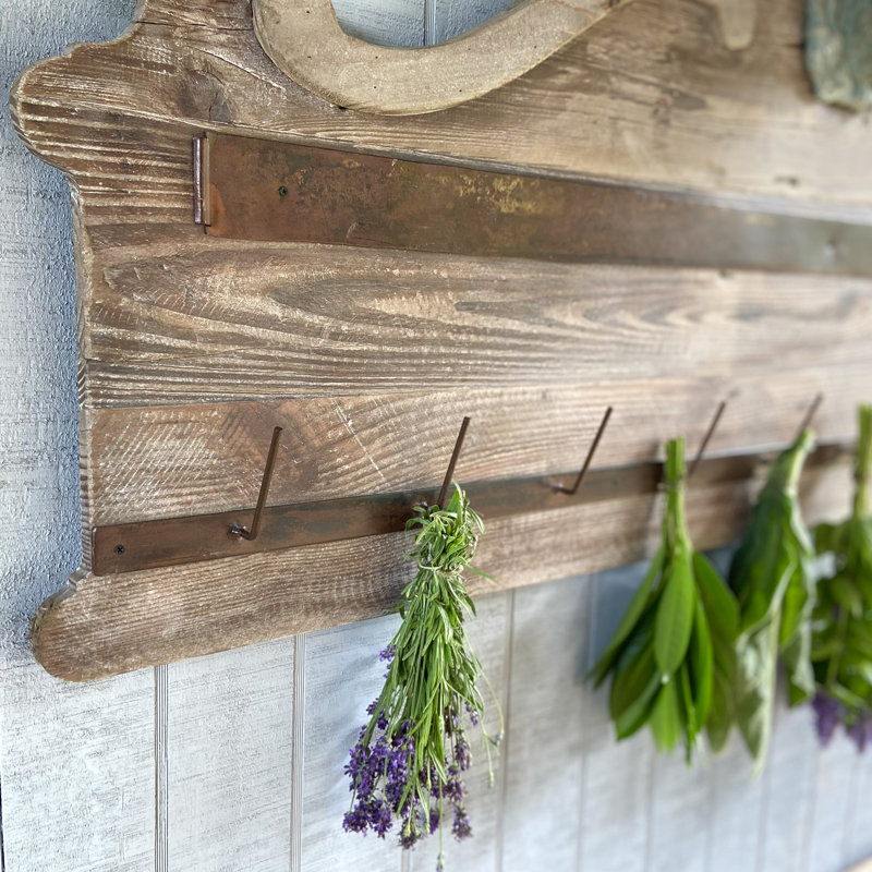 Rustic Bull Head Charcuterie Wall Rack