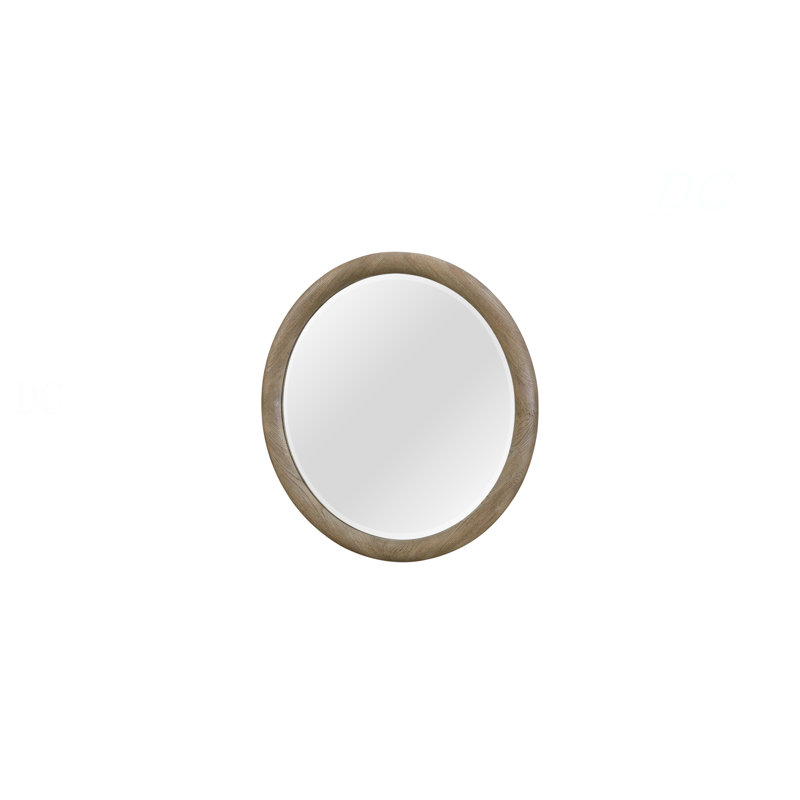 Miroir rond English Oak