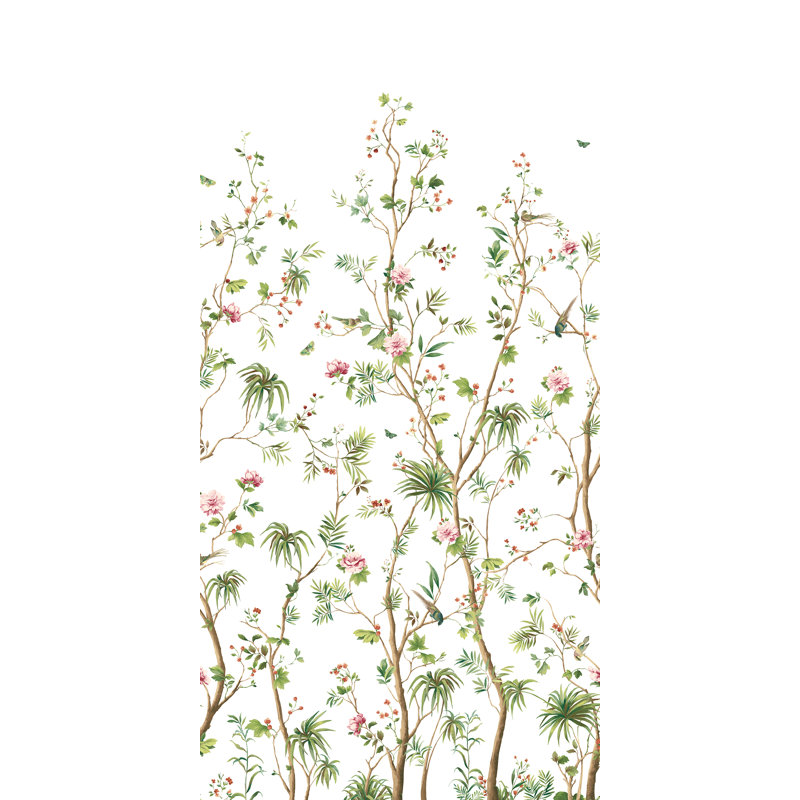Papier peint adhésif Fern et Rosebud