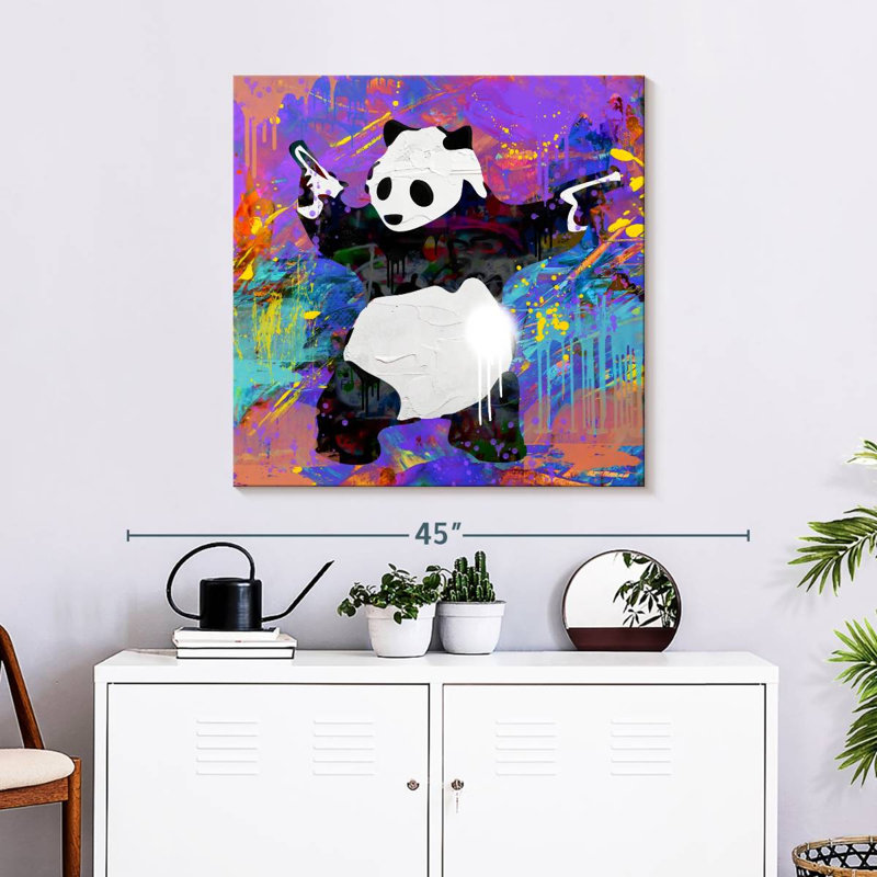 Brampt Pandamonium, 30" H x 30" W