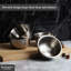 Buckingham Stainless Steel Pack of 4 Serving Bowls 0.2 Litres