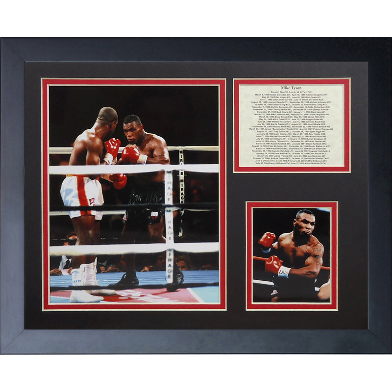 Souvenirs encadrée mike tyson