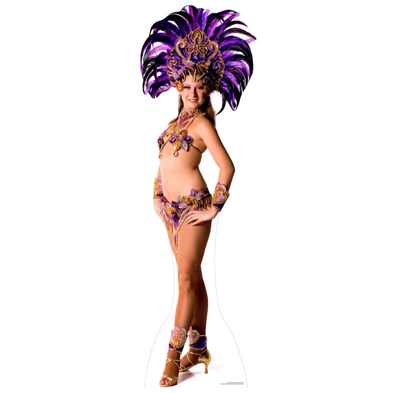 Accroche en carton carnival peacock bébé