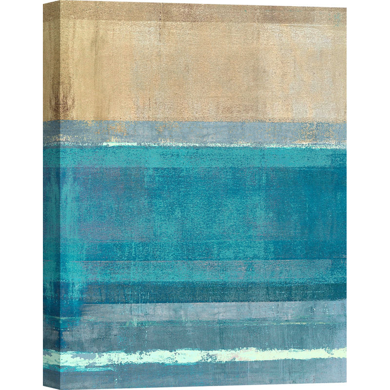 Abstract Horizon by Ludwig Maun - Wrapped Canvas Painting, 80cm H x 60cm W x 4cm D
