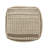 Rustic Wool And Cotton Large Pouf