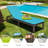 Broshous Outdoor Metal Chaise Lounge , Cushion Included-85001918-17950932