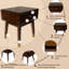 Table de chevet en bois massif Antonim