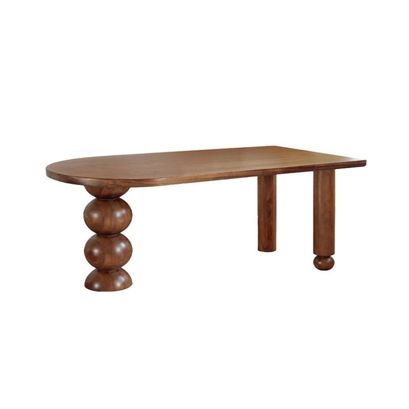 Solid wood warm environmental table, 29.52"H x 94.48"L x 35.43"W