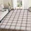 Rectangle Geometric and Plaid Area Rug-1290902429-1290902627