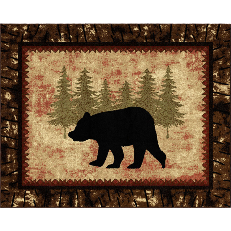 Tapis Burrill, Rectangle 7 pi 10 po x 9 pi 10 po