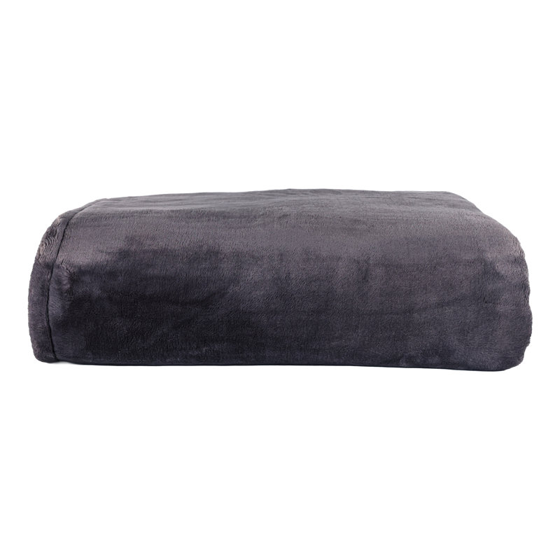 Cloud Plush Blanket, 108" L x 96" W, White