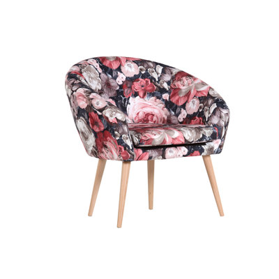 Upholstered Barrel Chair