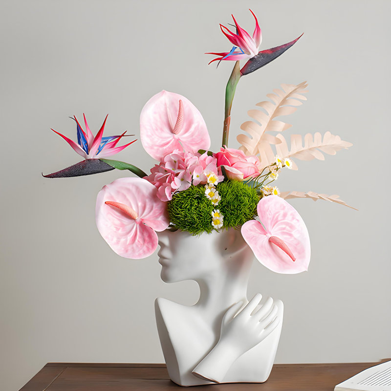 Ornements de fleurs simulées