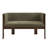 Kellan 48.5" Mid-Century Modern Upholstered Loveseat with Solid Rubberwood Frame and Track Arms-1033954912