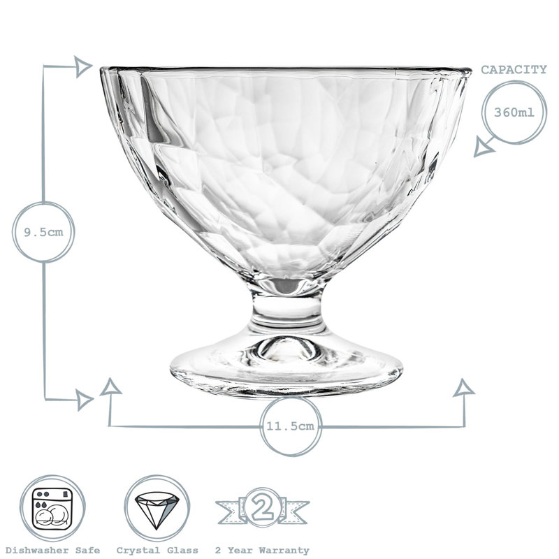 Diamond Ice Cream Bowls - 360ml4