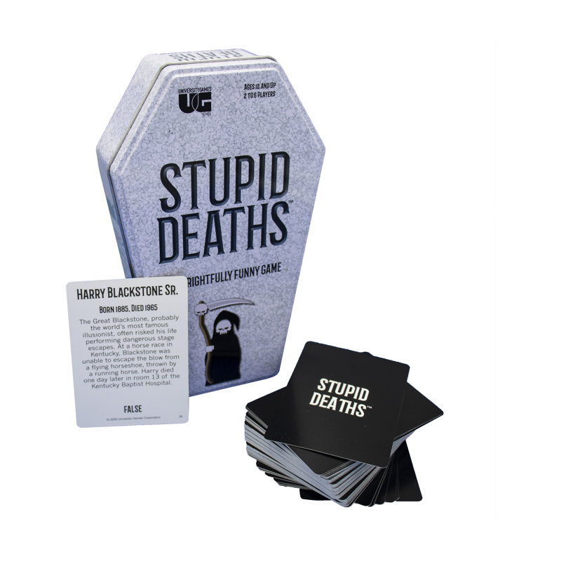 Jeu de cartes Stupid Morts