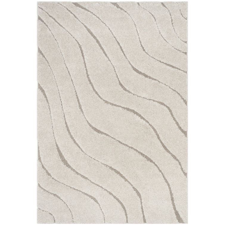 Ashal Abstract Cream/Beige Area Rug