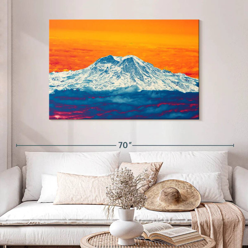 Thermographe Alvord Mount Rainier, H 32 po x l 48 po