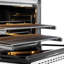 ZLINE Autograph Edition 36 in. 5.2 cu. ft. Paramount Dual Fuel Range W/ 6 Burner DuoPro Cooktop and Electric Convection Oven in Satin Stainless Steel W/ White Matte Door and Champagne Bronze Accents-144194927-144194926-144194922