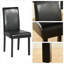 Alfin 46cm H Upholstered Upholstered Back Parsons Chair in Black
