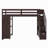 Loft Bed With Shelves,Drawers And Stairs-434248032