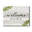 Welcome Home - Impression sur toile tendue-1049090520