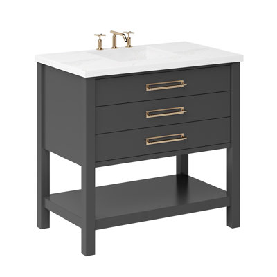 Kiawah Three-Drawer Single Bath Vanity