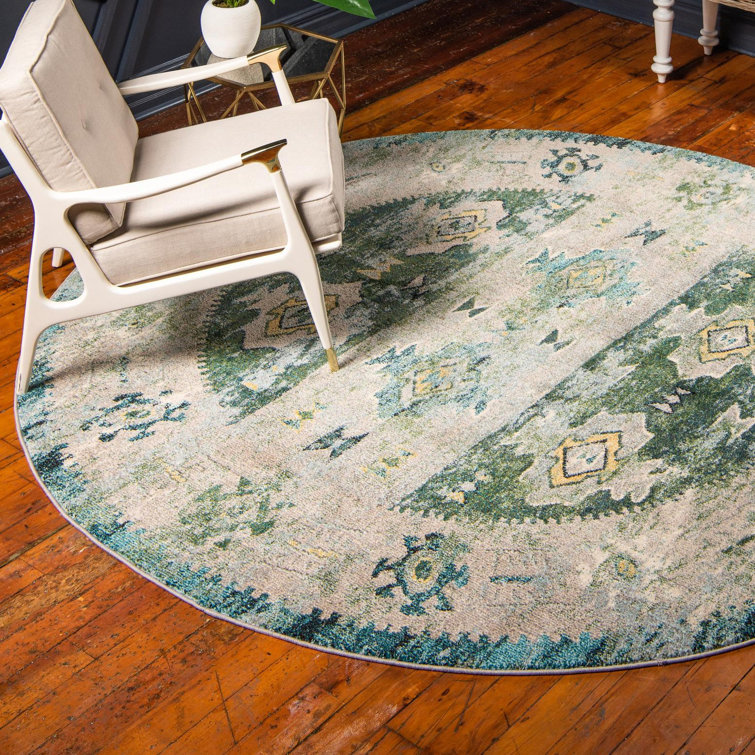 Ector Washable Geometric Indoor Rug