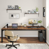 200cm W Metal Base Computer Desk