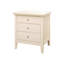 Charmante table de chevet décontractée en beige-387842675