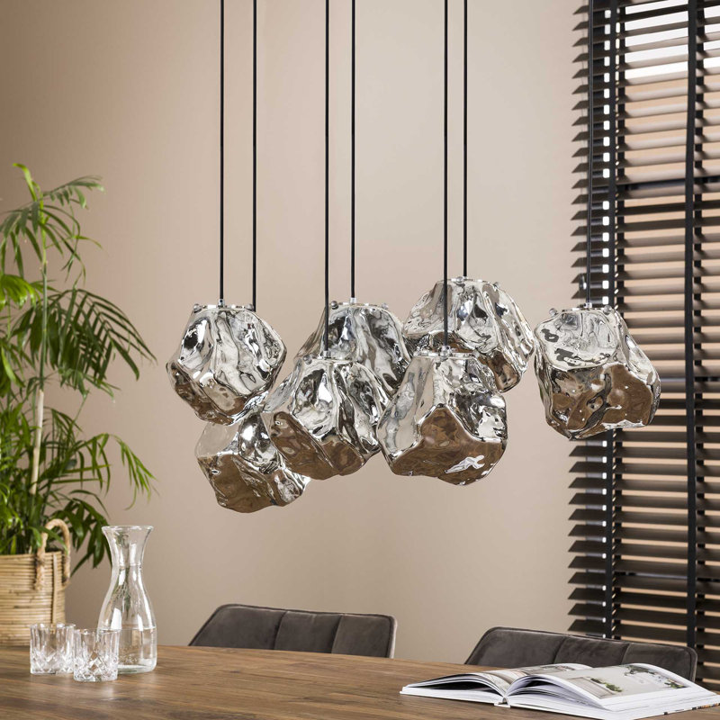 7 - Light Smoked Glass Pendant