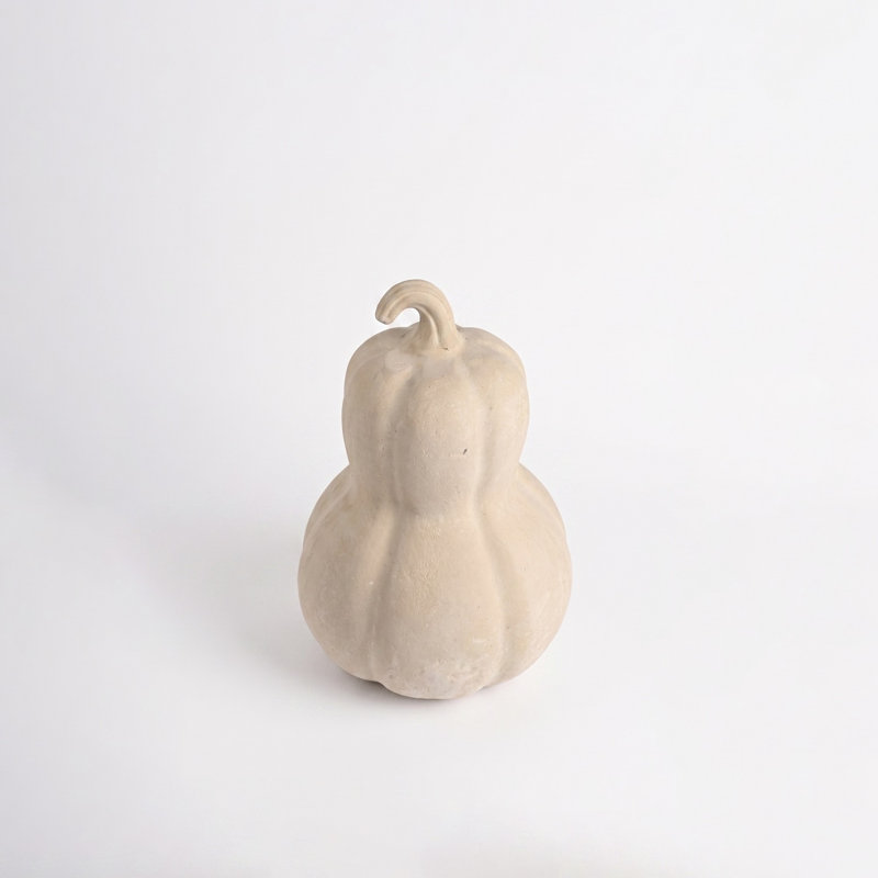 Paper Mache Pumpkin Dia 8.7"