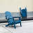 HDPE Folding Adirondack Chair With Dual Cup Holder-1548822711