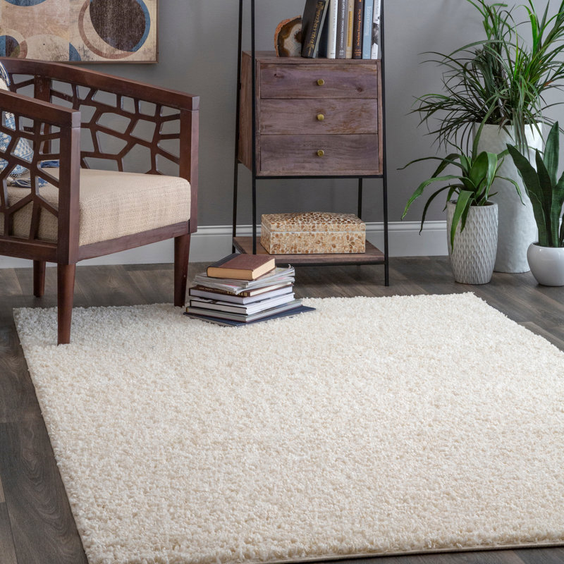 Tapis à poils longs Eliza, Tapis de couloir 2 pi 8 po x 8 pi, Moelleux 1,2 po