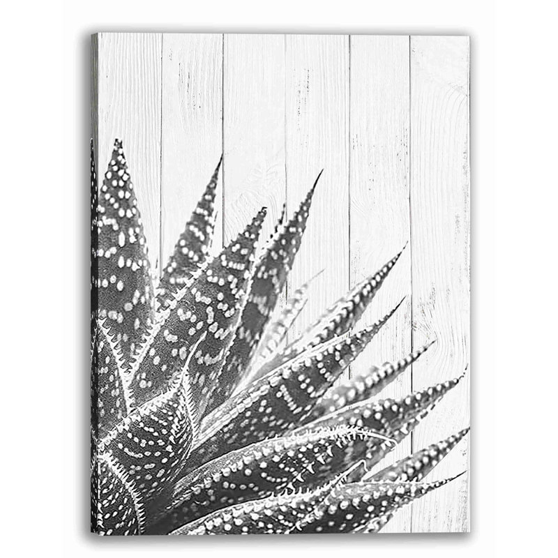Chertsey Agave-III sur planche sur toile, H 16 po x l 12 po x P 1 po