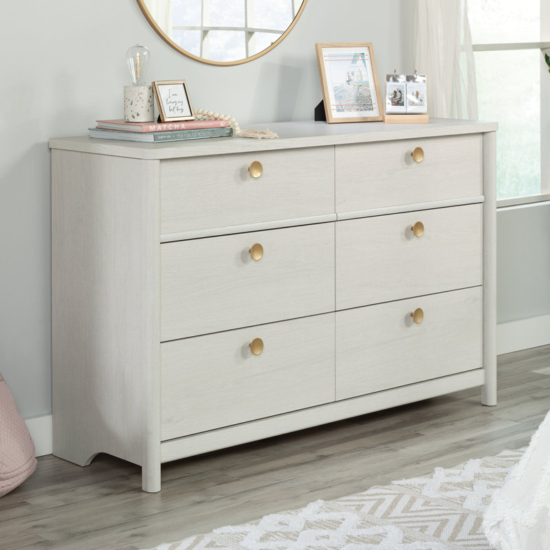 Ayva 50.95'' W 6 - Drawer Dresser, Glacier Oak