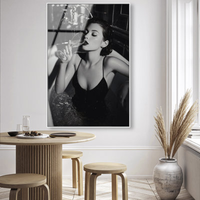 Darkened Glow Print by Oliver Gal