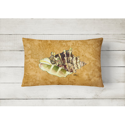 Shells Shell Indoor/Outdoor Throw Pillow