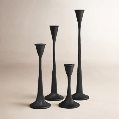 Adalai 4-Piece Iron Candlestick Set