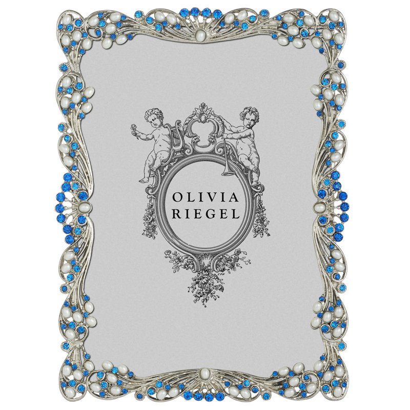 Audrey Metal Picture Frame, Gold, 5" W x 7" H