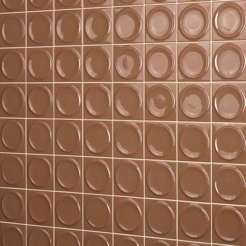 Carrelage mural 4 x 4 Daltile Nu Bare (76 pièces par carton) (9,72 pieds carrés par carton), Cocoa