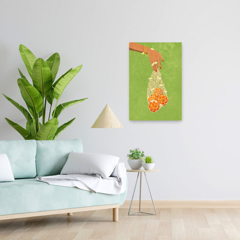 Art contemporain coloré, fruits, art contemporain, H 24 po x l 16 po